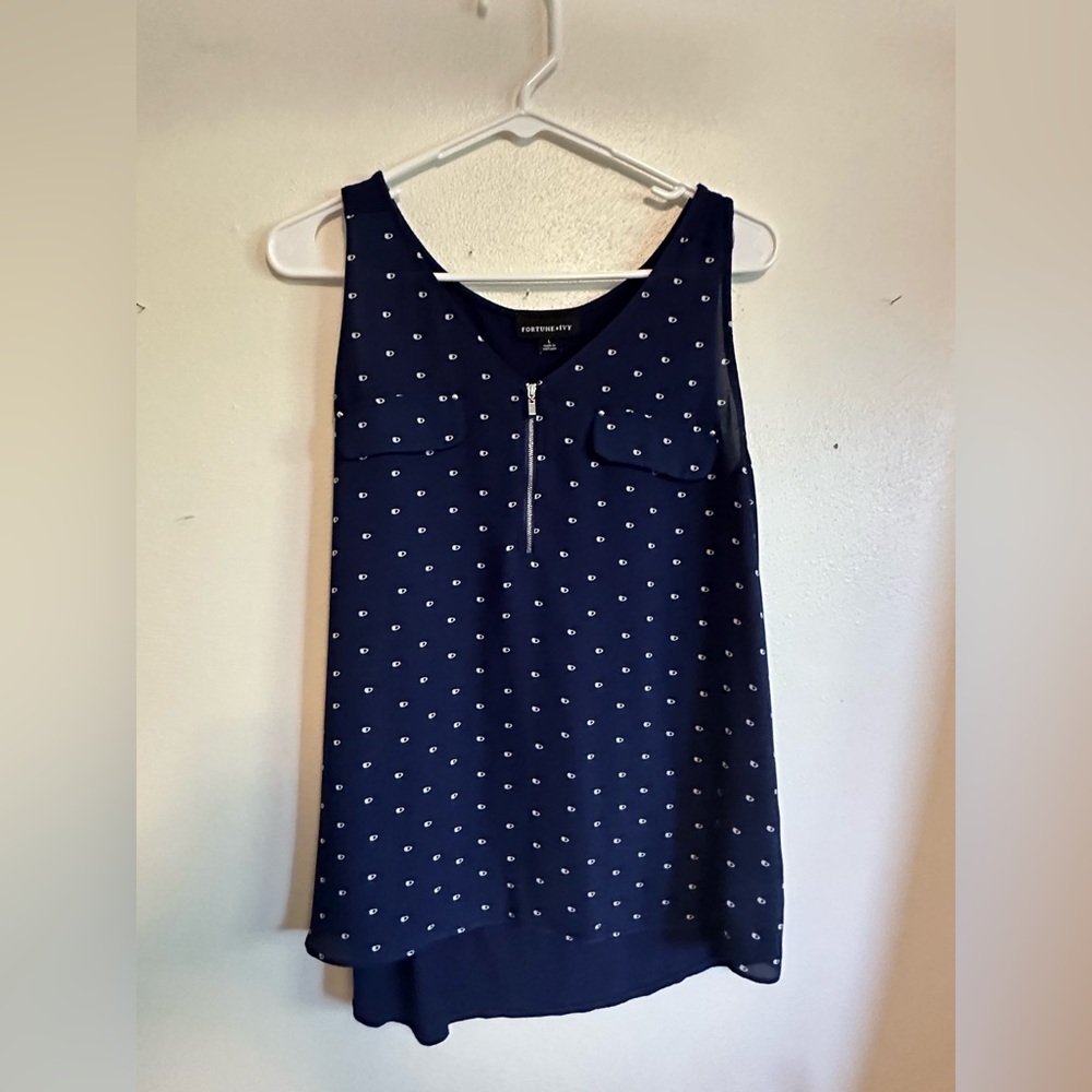 Mixed Material Blouse - image 4